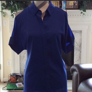NWT Michael Kors cold shoulder blouse